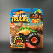 Load image into Gallery viewer, Hot Wheels Car MONSTER TRUCKS  BIG FOOT Connect And Crash Car  Collector Edition Metal Diecast Model Cars Kids Toys Gift
