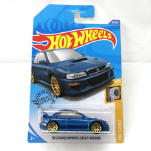 Load image into Gallery viewer, 2020 Hot Wheels 1:64 Car NO.1-26 98 SUBARU IMPREZA 22B STi-VERSION NISSAN SKYLINE GT-R  Metal Diecast Model Car Kids Toys Gift

