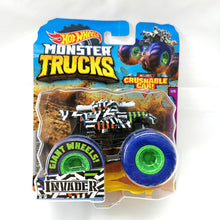 Load image into Gallery viewer, Hot Wheels Car MONSTER TRUCKS  BIG FOOT Connect And Crash Car  Collector Edition Metal Diecast Model Cars Kids Toys Gift
