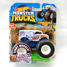 Load image into Gallery viewer, Hot Wheels Car MONSTER TRUCKS  BIG FOOT Connect And Crash Car  Collector Edition Metal Diecast Model Cars Kids Toys Gift
