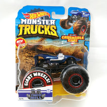 Load image into Gallery viewer, Hot Wheels Car MONSTER TRUCKS  BIG FOOT Connect And Crash Car  Collector Edition Metal Diecast Model Cars Kids Toys Gift
