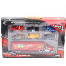 Load image into Gallery viewer, 7Pcs/set Pixar Cars 3 Lightning McQueen Jackson Storm Cruz Mater Mack Uncle Truck 1:55 Diecast Metal Car Model Boy Toy
