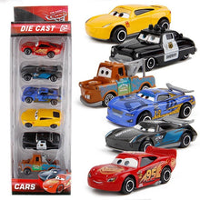 Load image into Gallery viewer, 7Pcs/set Pixar Cars 3 Lightning McQueen Jackson Storm Cruz Mater Mack Uncle Truck 1:55 Diecast Metal Car Model Boy Toy
