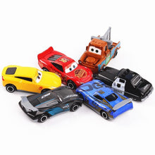 Load image into Gallery viewer, 7Pcs/set Pixar Cars 3 Lightning McQueen Jackson Storm Cruz Mater Mack Uncle Truck 1:55 Diecast Metal Car Model Boy Toy
