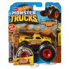 Load image into Gallery viewer, Hot Wheels Car MONSTER TRUCKS  BIG FOOT Connect And Crash Car  Collector Edition Metal Diecast Model Cars Kids Toys Gift
