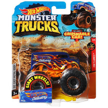 Load image into Gallery viewer, Hot Wheels Car MONSTER TRUCKS  BIG FOOT Connect And Crash Car  Collector Edition Metal Diecast Model Cars Kids Toys Gift
