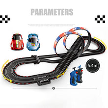 Load image into Gallery viewer, Electric Railway Train Track Set Slot Car Toy Autorama Circuit Voiture Double Remote Control Race Track For Boy Toys Child Gift
