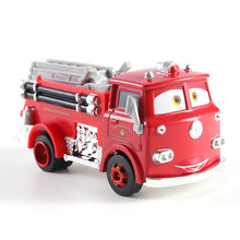 Load image into Gallery viewer, Disney Pixar Cars 2 3 Lightning McQueen Mater Jackson Storm Ramirez 1:55 Diecast Vehicle Metal Fire Truck Boy Toys Birthday Gift
